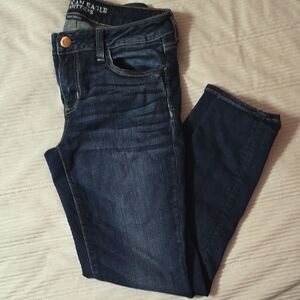 American Eagle Outfitters Blue Skinny Jeans Classic Style